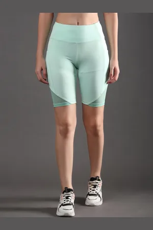 The Dance Bible Women Slim Fit High-Rise Sports Shorts