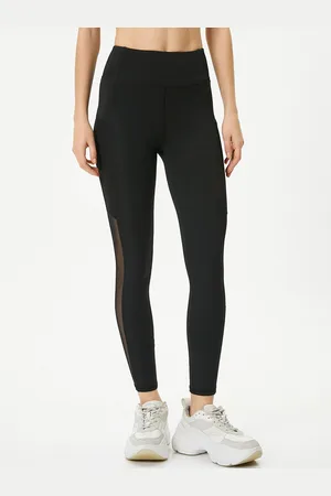 Koton Women High Rise Ankle Length Training or Gym Tights