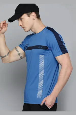 Slazenger Men Ultra-Dry Striped T-shirt