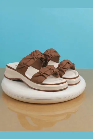 Metro Kitten Mules with Bows