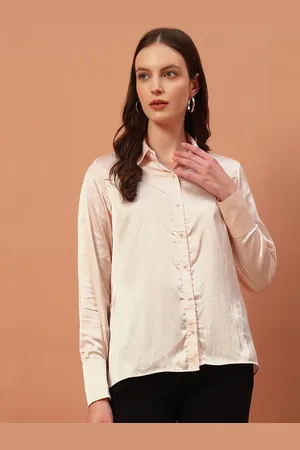 BAESD Women Relaxed Semi Sheer Casual Shirt