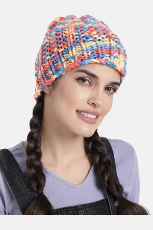 Magic Needles Unisex Multicoloured Handknitted Beanie