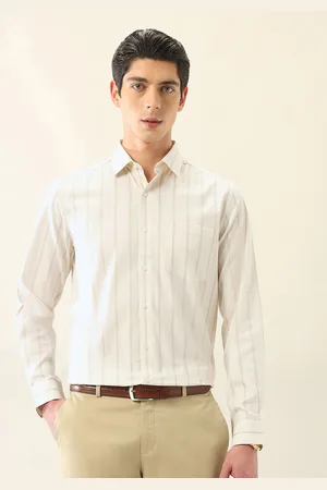 Arrow Men Classic Opaque Striped Formal Shirt