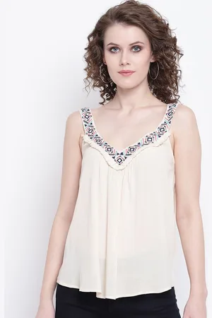 DressBerry Women Solid V-Neck Top