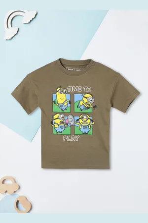 Max Collection Boys Printed Applique T-shirt