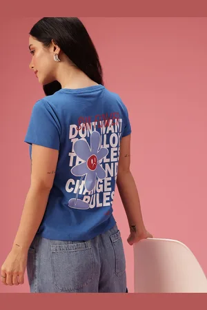 DressBerry Typography Printed T-shirt