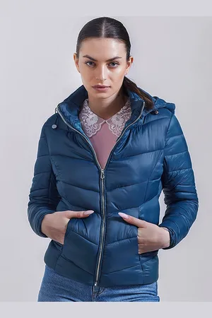 COVER STORY Lightweight Hooded Puffer Jacket