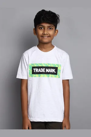 V-Mart Boys Typography Printed Cotton T-shirt