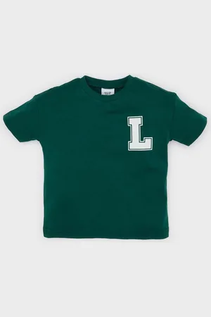 DeFacto Boys Typography V-Neck Pockets T-shirt