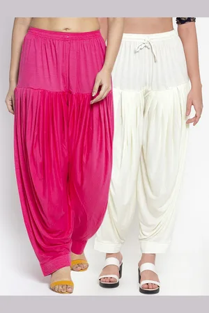 GRACIT Women Pack Of 2 Solid Patialas