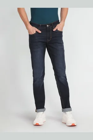 Ralph Lauren Men Blue Slim Fit Low Distress Light Fade Jeans