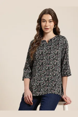 HERE&NOW Floral Printed Kurti