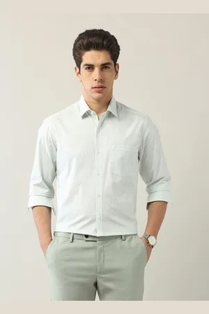 Arrow Men Slim Fit Opaque Printed Formal Shirt