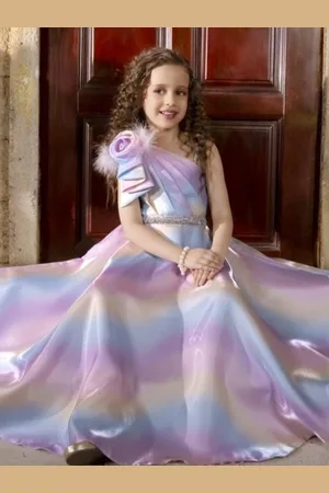 BAESD Floral Print Satin Dress