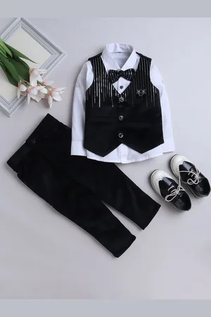 BAESD Boys 3 Pieces Single-Breasted Suits