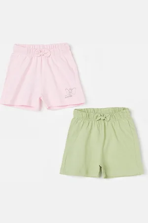 Lifestyle Girls Pack Of 2 Pure Cotton Shorts