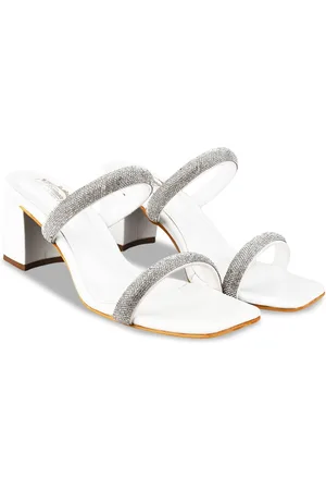 Shoetopia Girls Embellished Party Block Sandals