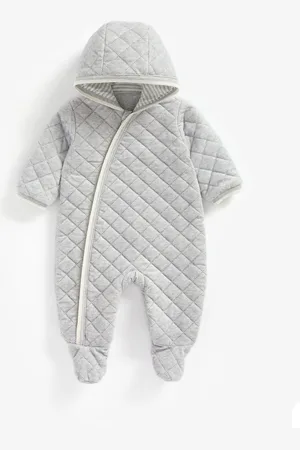 Mothercare Infants Boys Textured Cotton Sleepsuit