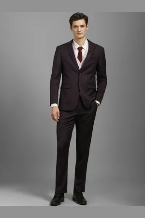 Louis Philippe Men Slim-Fit Single-Breasted Three-Piece Suits