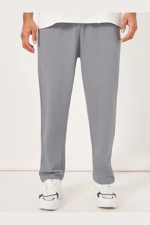 Styli Men Oversize Open Hem Cotton Jogger with Minimalist Graphic