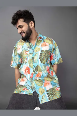 Brown brothers Unisex Relaxed Floral Opaque Printed Casual Shirt