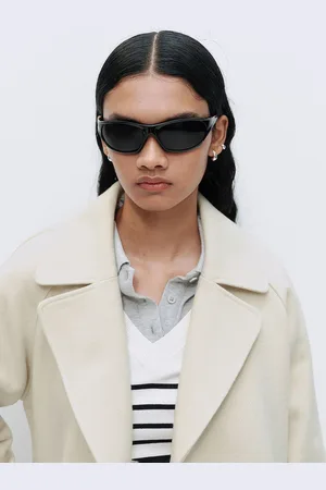 H&M Tie-Belt Felted Coat