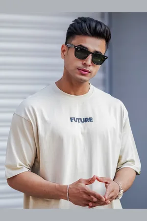 Maniac Men Typography Printed T-shirt