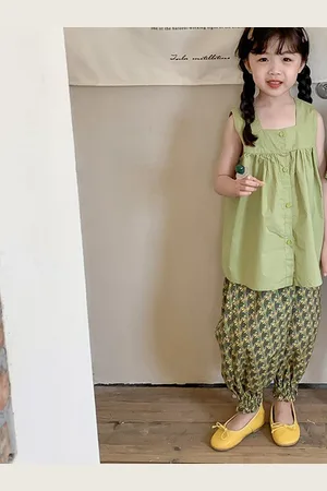LULU & SKY Girls Top with Trousers