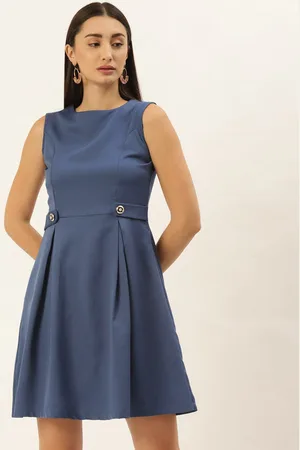 DressBerry Crepe Fit & Flare Dress