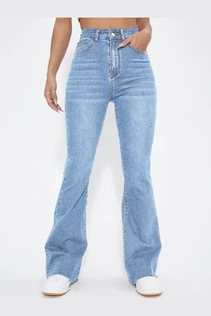 BAESD Women Comfort Bootcut Light Fade Stretchable Jeans