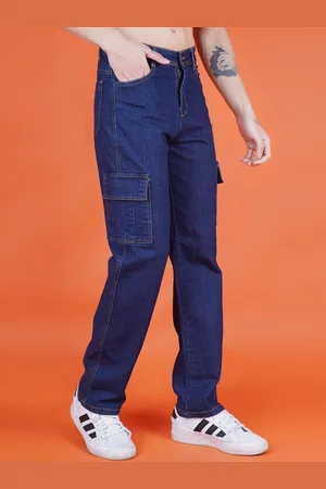 Moda Rapido Men Classic Mildly Distressed Light Fade Jeans