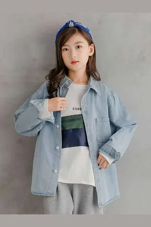 LULU & SKY Girls Opaque Casual Shirt
