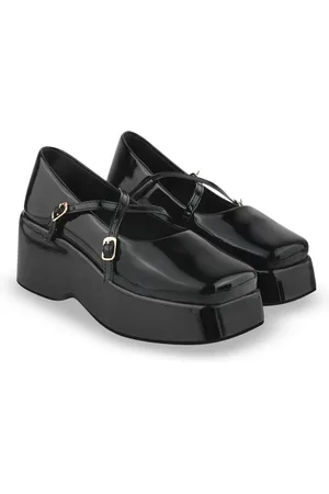 Shoetopia Girls Mary Janes Platform Heels