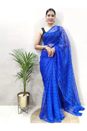 HERE&NOW Woven Design Net Saree