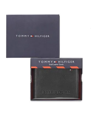 Tommy Hilfiger Textured Leather Two Fold Wallet