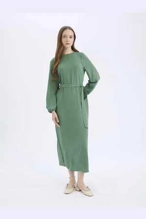 DeFacto A-Line Midi Dress