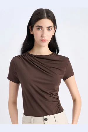 DeFacto Women Varsity Pockets T-shirt