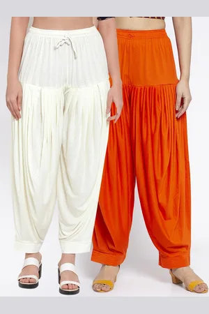 GRACIT Women Pack Of 2 Solid Loose-Fit Patialas