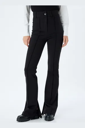 Koton Women Slim Fit Bootcut Trousers