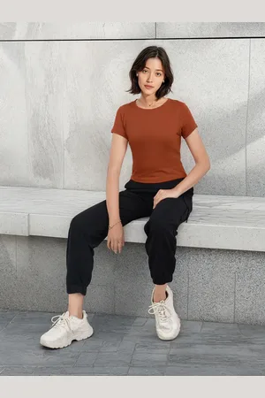 DressBerry Solid Round Neck T-shirt