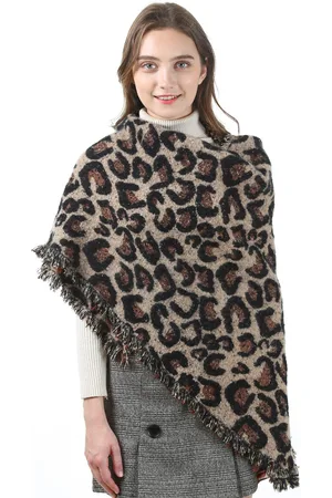 JC Collection Women Brown & Black Printed Scarf