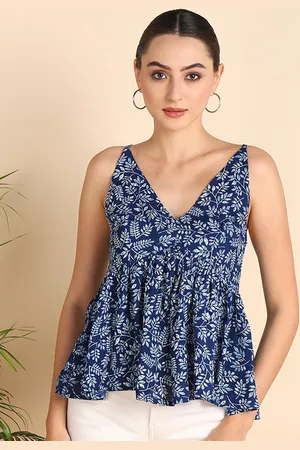 HERE&NOW Floral Print Peplum Top