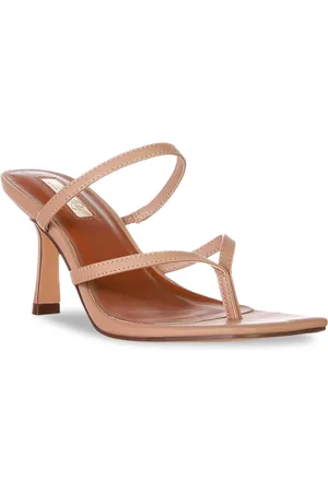 London Rag Nude-Coloured PU Party Heels