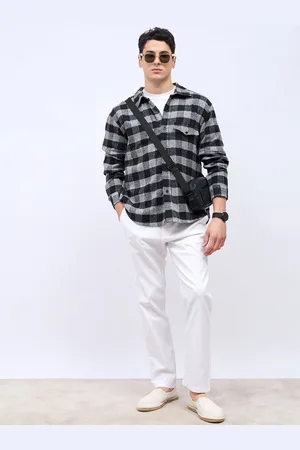 Styli Men Cotton Linen Trousers