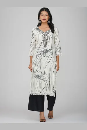 Charitra Women Floral Printed Regular Kurti with Palazzos & With Dupatta