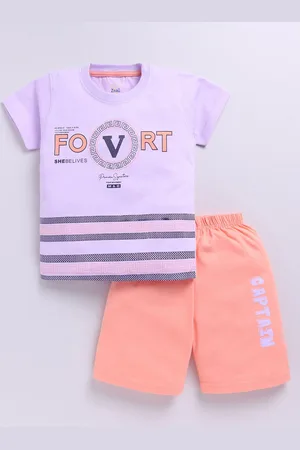 Zeal Boys Striped T-shirt with Shorts