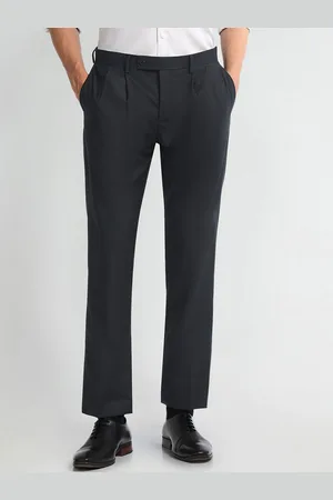 Arrow Men Slim Fit Mid-Rise Formal Trousers