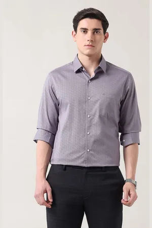 Arrow Men Slim Fit Opaque Printed Formal Shirt