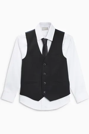 Next Boys Black & White Clothing Set