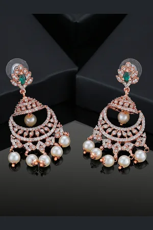 ESTELE Rose Gold-Plated Classic Chandbalis